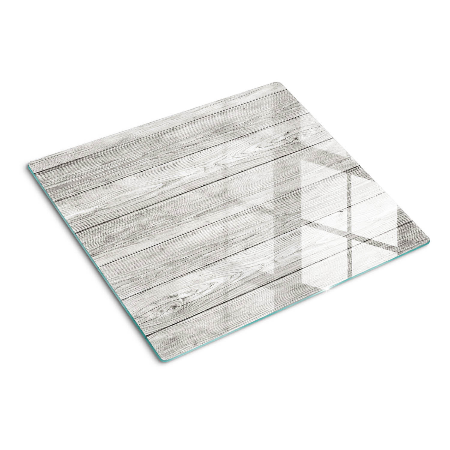 Tulup Glasplatte Grau 60x0.4x52 cm