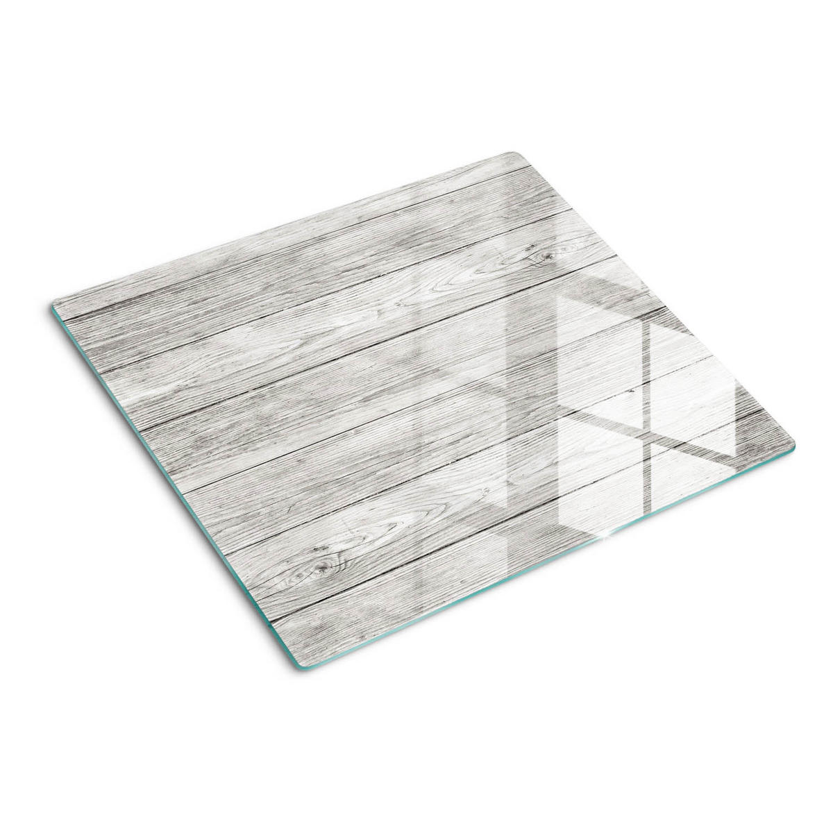 GLASPLATTE 60x52 cm Holz - Grau, Glas (60/0.4/52cm) - TULUP