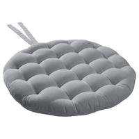 STUHLKISSEN Solid - Baumwolle / Polyester - Grau, Textil (40/40cm) - Butlers