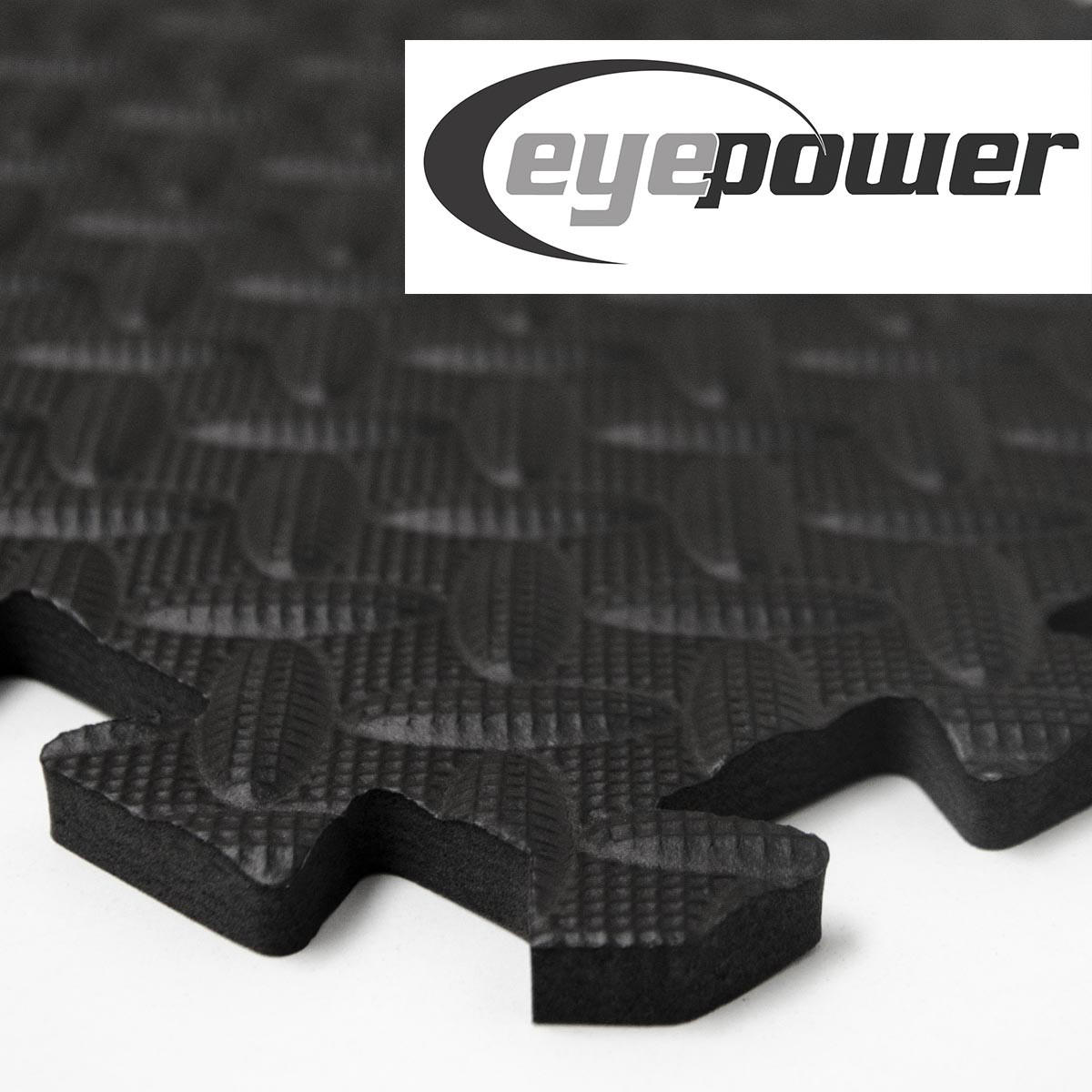 PUZZLEMATTE – 9er Set, 30/30 /1 cm, Schwarz - Schwarz, Kunststoff (30/30cm) - eyepower