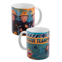 BECHER Feuerwehrmann Sam Rescue Team Mehrfarbig 320 ml - Multicolor, Keramik (0.32L) - Playmobil