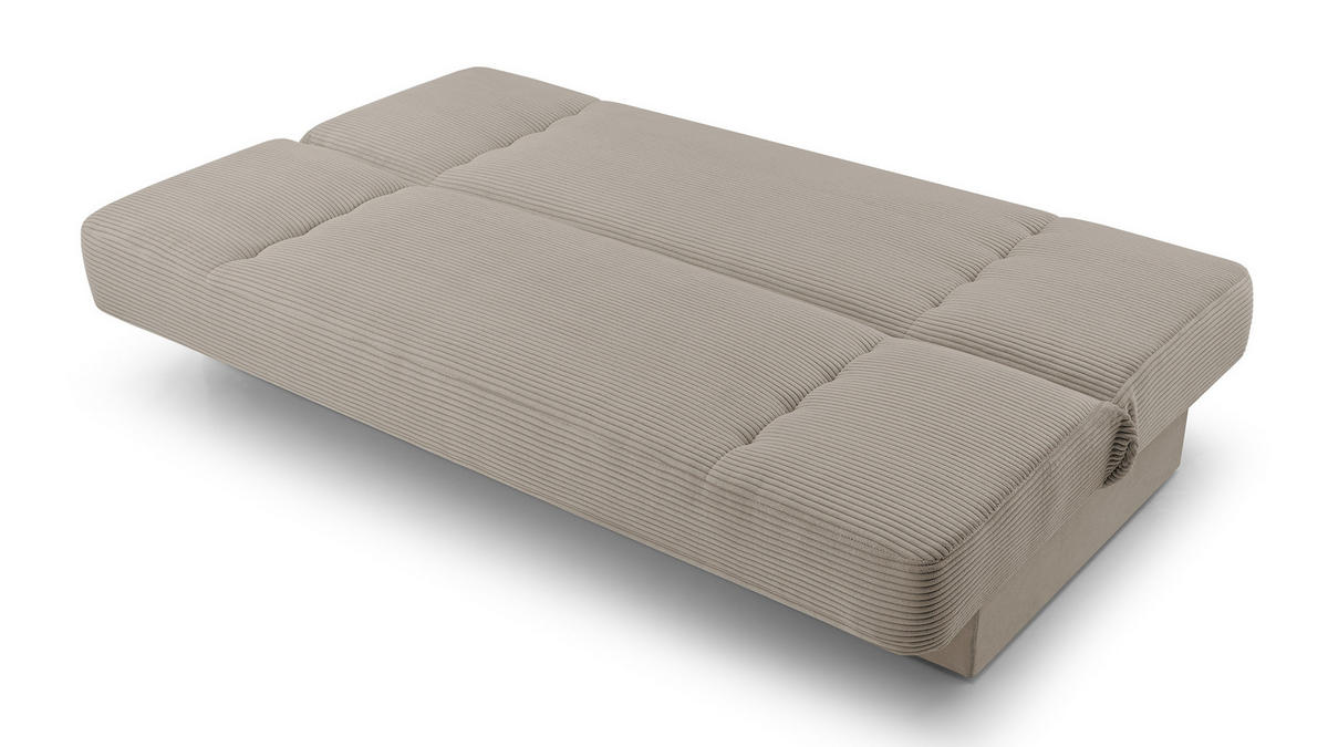 SCHLAFSOFA - Cyprus new - (Beige) - Beige, Holz (192/85/92cm) - Möblo