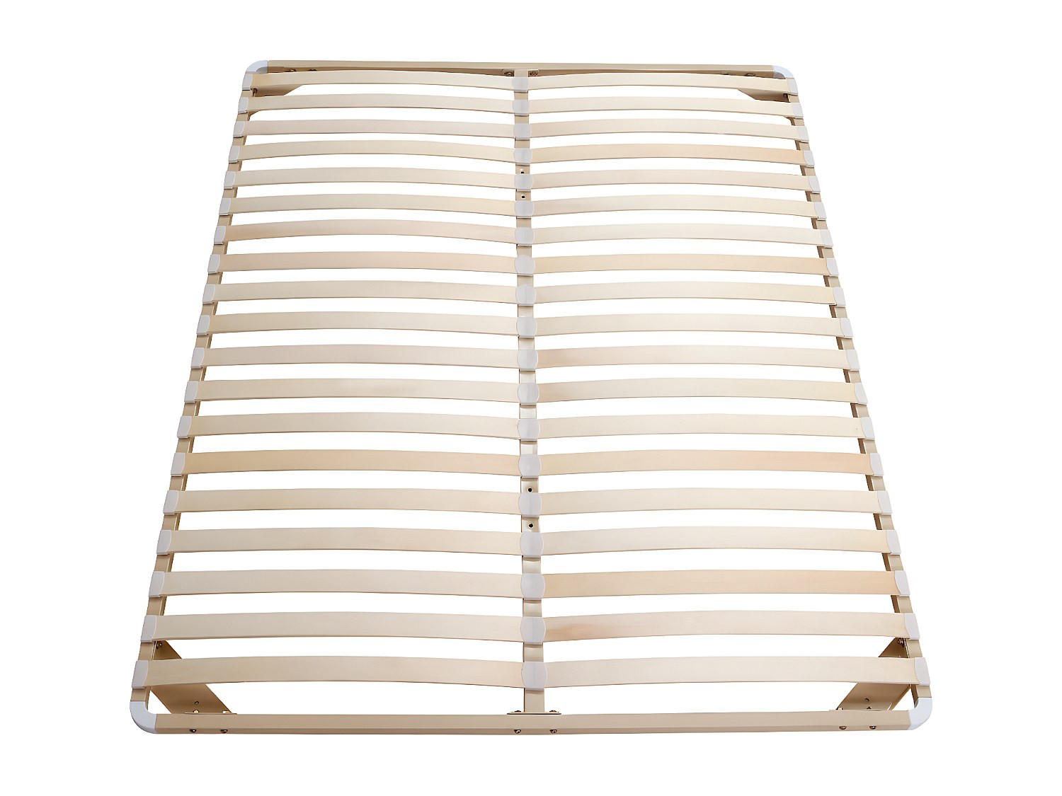 LATTENROST - 2 Personen - Metall - Beige - Beige, Metall (160/200cm) - Vente-Unique