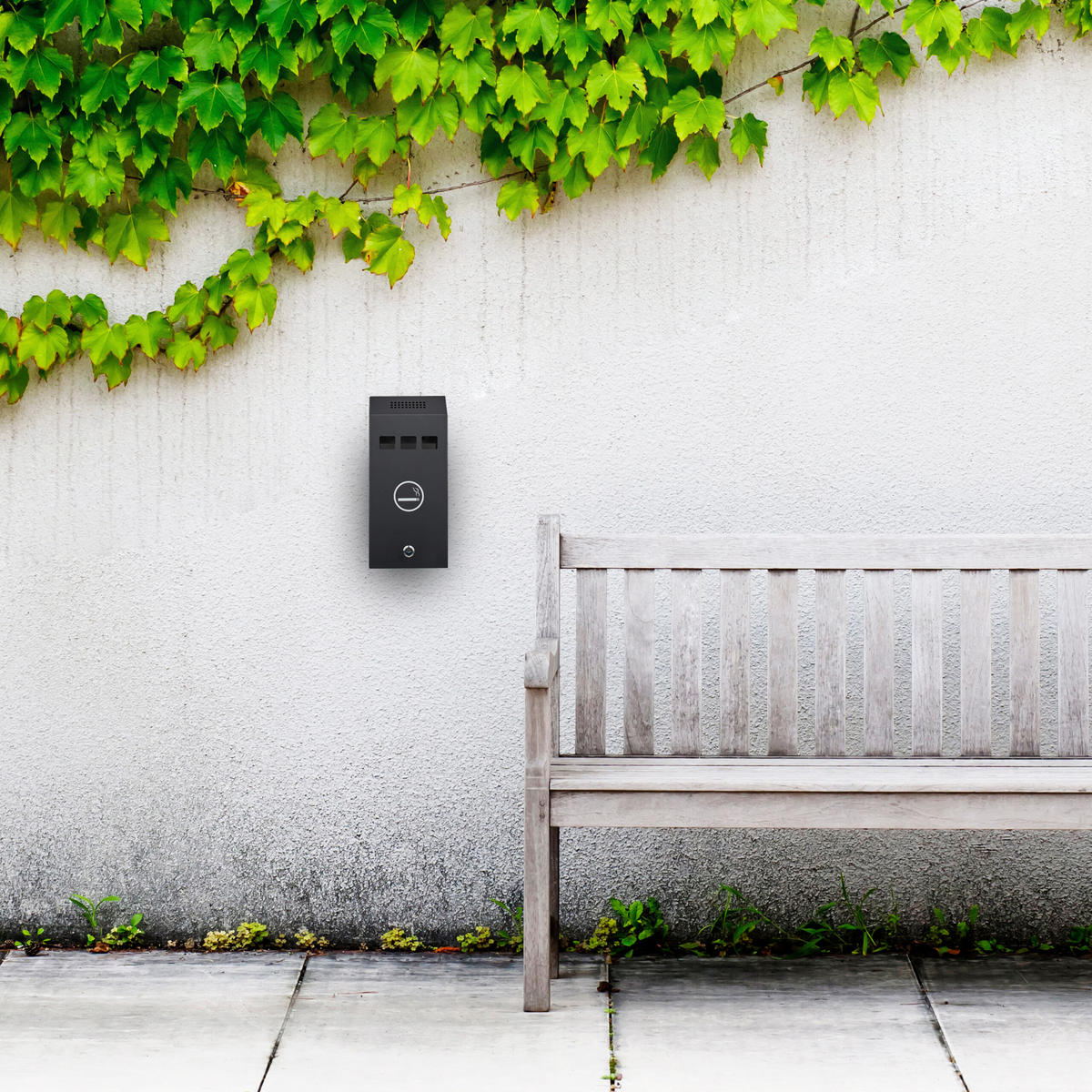 WANDASCHENBECHER - Schwarz, Metall (15cm) - Relaxdays