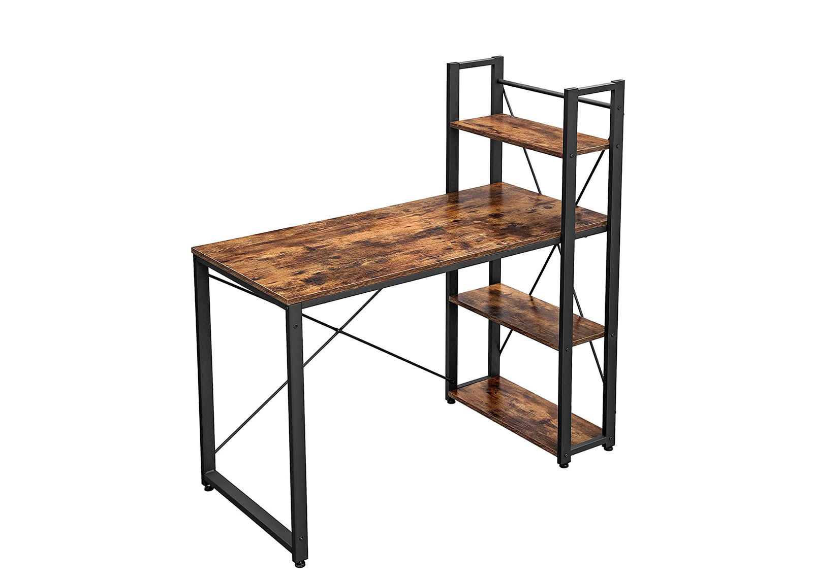 SCHREIBTISCH, braun/schwarz - Braun, Holzwerkstoff (60/120/120cm) - A2A Home