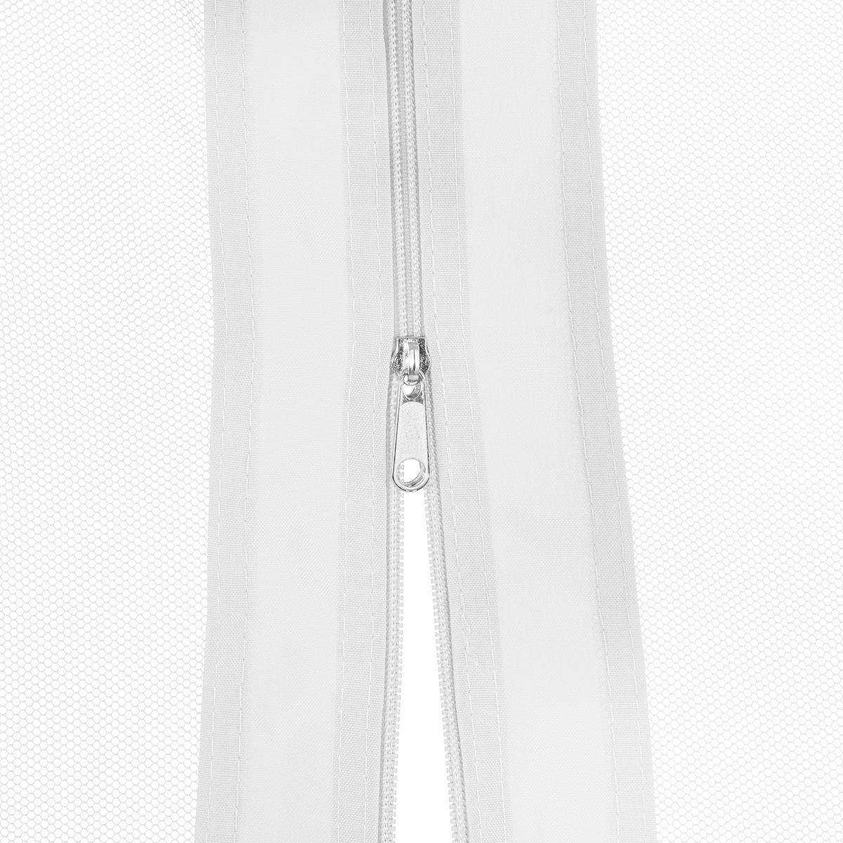 PAVILÓN s moskytierou - biela, plast (1200/200/0.1cm) - Relaxdays