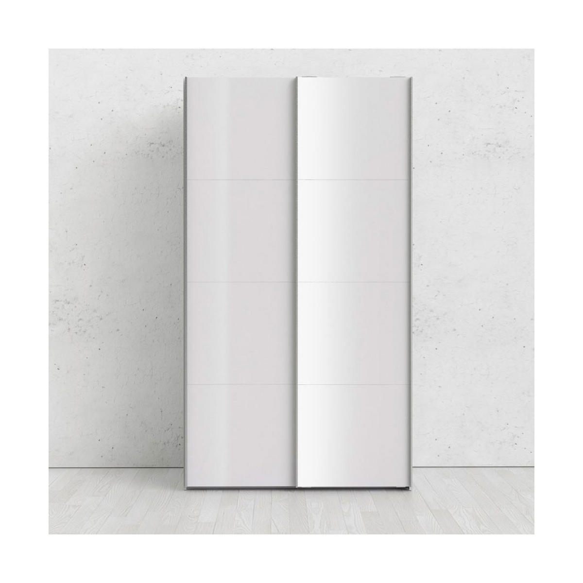 GARDEROBENSCHRANK weiß - Weiß, Holzwerkstoff (122/220/62cm) - ebuy24