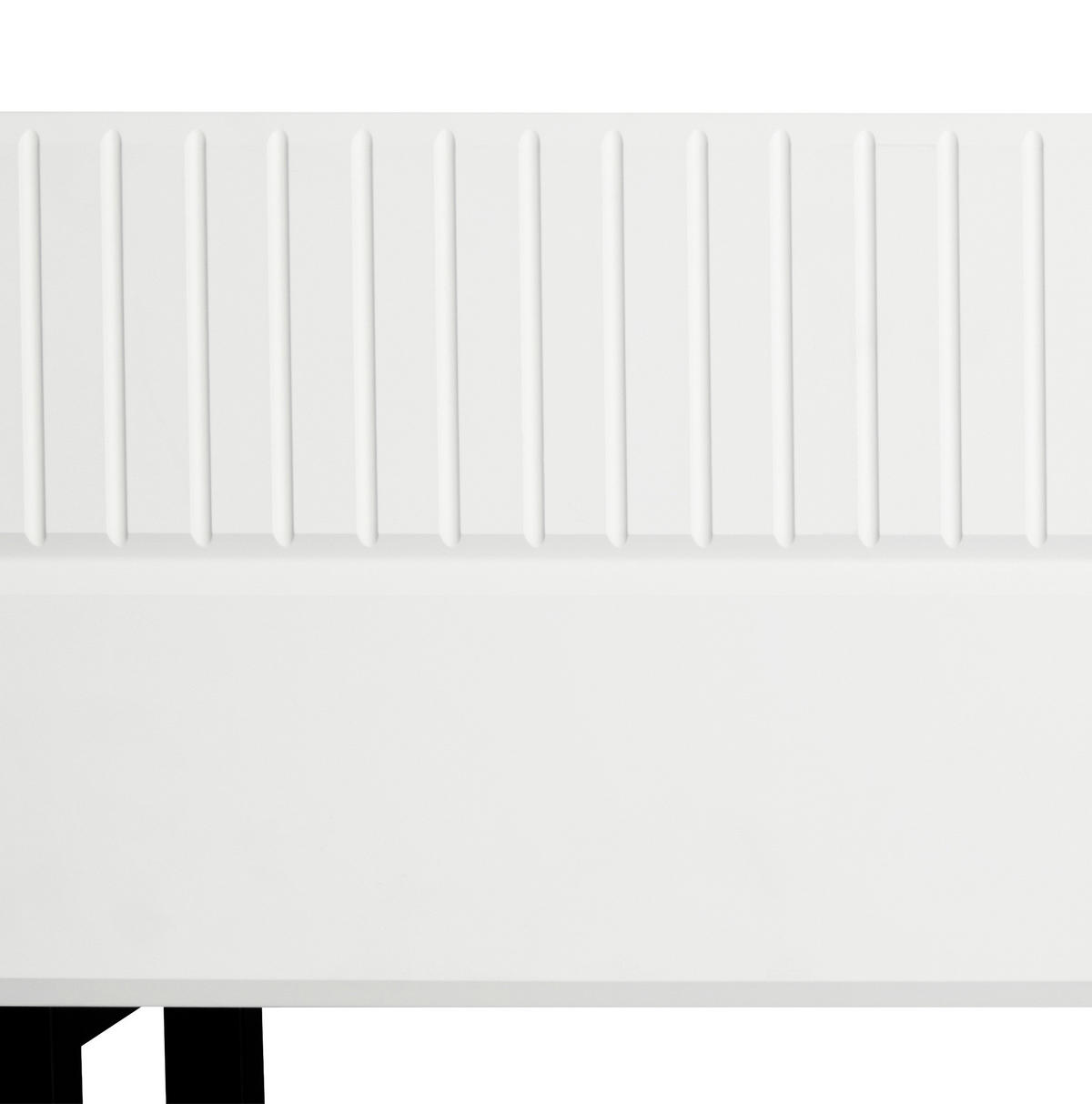 LOWBOARD 170/35/47 cm aus MDF und Holzwerkstoff mit 3 Schubladen Schwarz/Weiß - Schwarz, Holzwerkstoff (170/47/35cm) - Modenvie