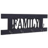 WANDGARDEROBE FAMILY SHABBY-LOOK Grau - Anthrazit, Holz (60/21/2cm) - MCW