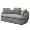 2,5-SITZER SOFA - Grau, Textil (186/74/102cm) - home24