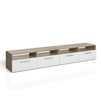 LOWBOARD Diego Sonoma 95 x 38 cm - Sonoma Eiche, Holzwerkstoff (190/38/33.2cm) - Vicco