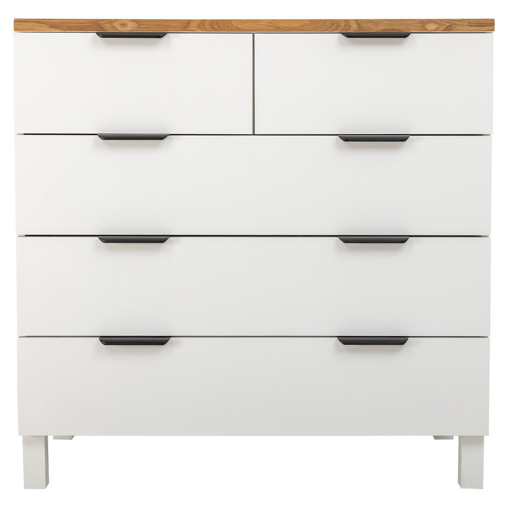 Thumbnail - Wanderlust Kommode, Weiß, Holz, 80x80x40 cm, Wohnzimmer, Kommoden & Sideboards, Kommoden