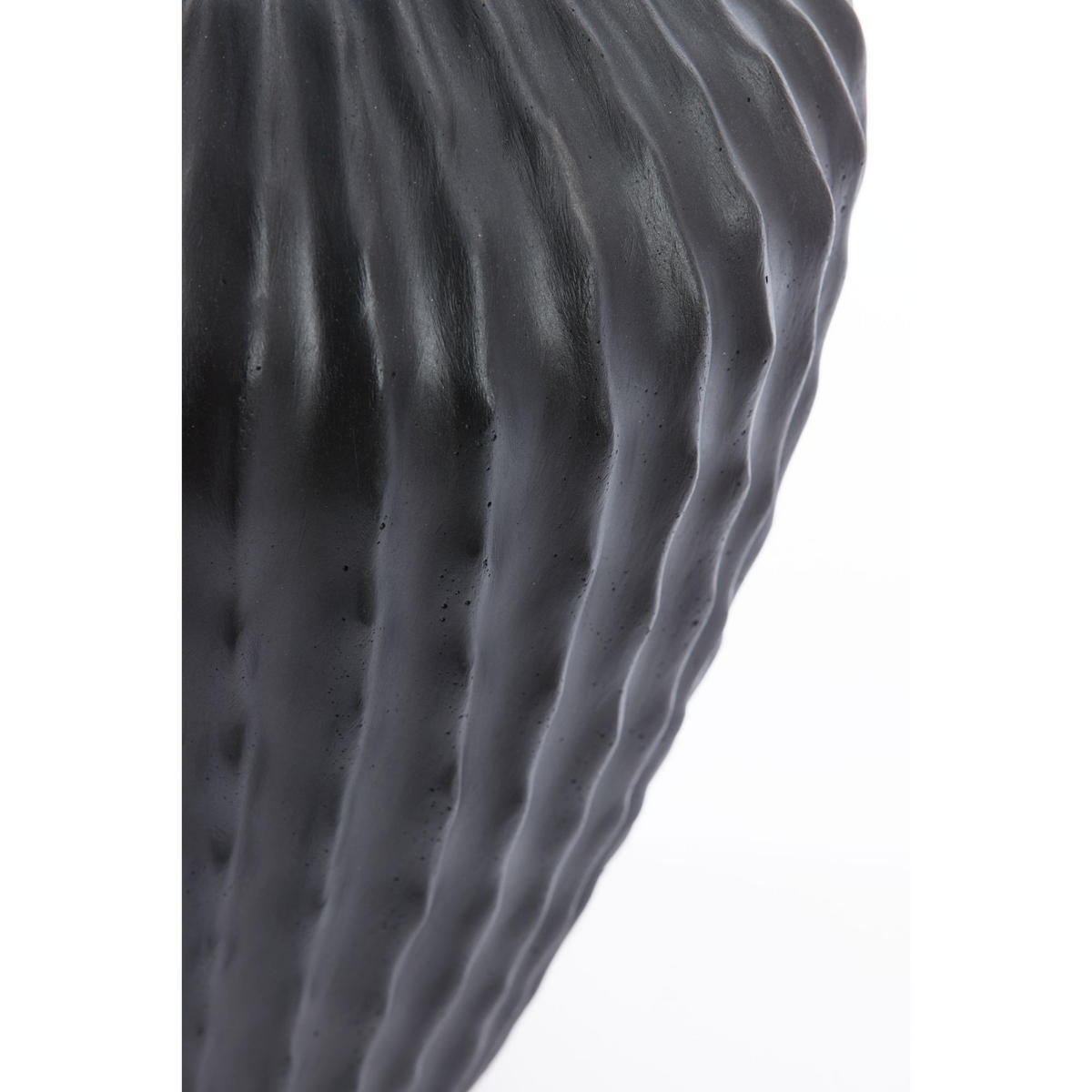 VASE Cacti Schwarz 32/32/28 cm - Schwarz, Kunststoff (28cm) - Light & Living