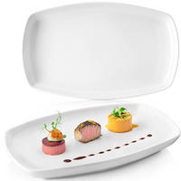 SERVIERPLATTEN SET BILGOLA - 2 teilig aus Porzellan - Weiß, Keramik (23/2.5/34cm) - Sänger