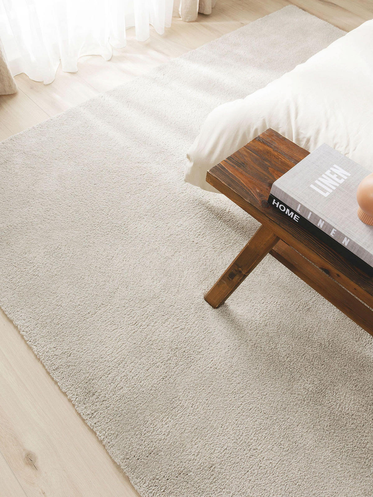 TEPPICH Tacoma Hellgrau 240x340 cm - Hellgrau, Textil (240/340cm) - benuta Nest