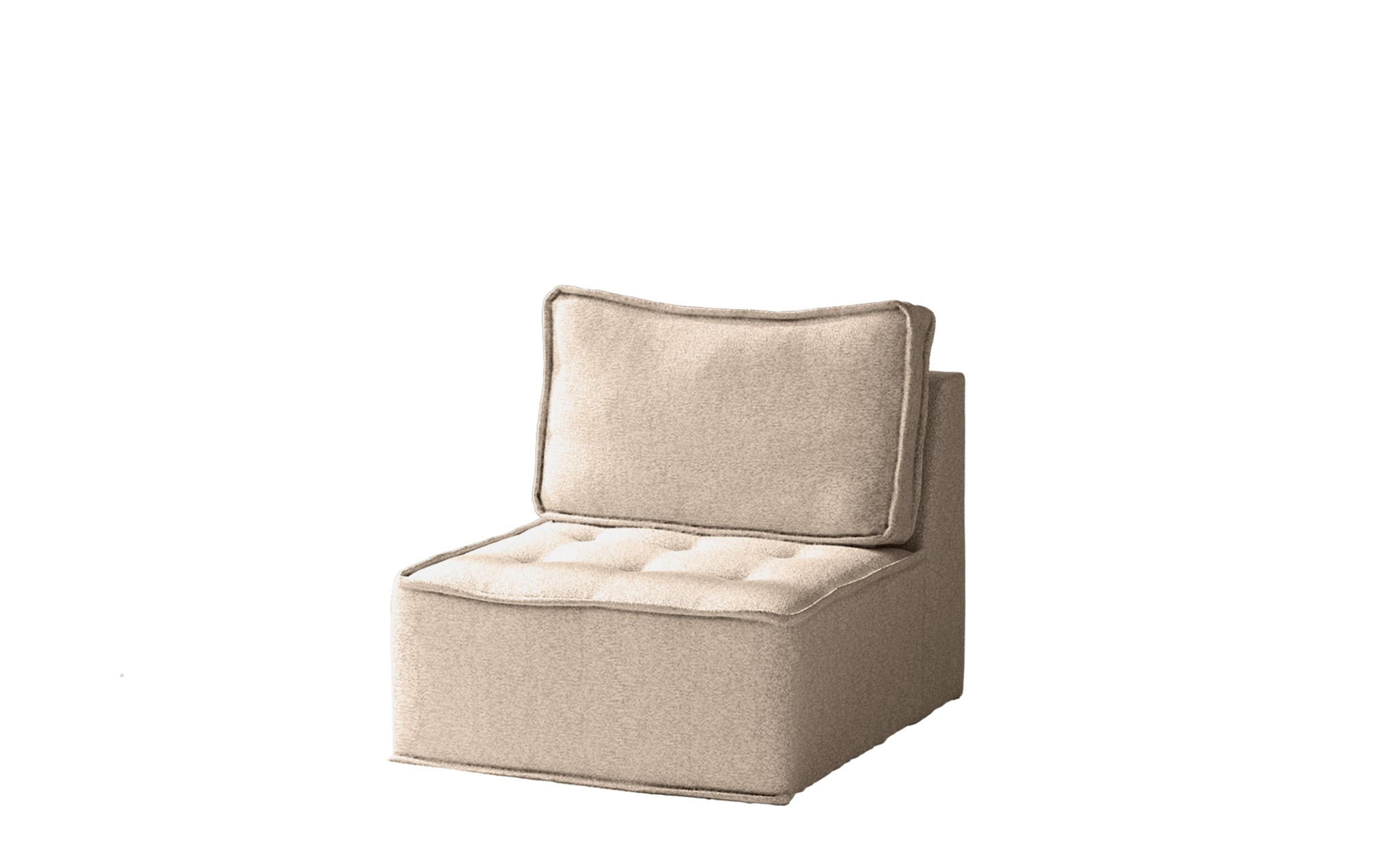 SESSEL Sande Xs In Alpine - Hellbraun, Holzwerkstoff/Textil (80/85/90cm) - Fun Möbel