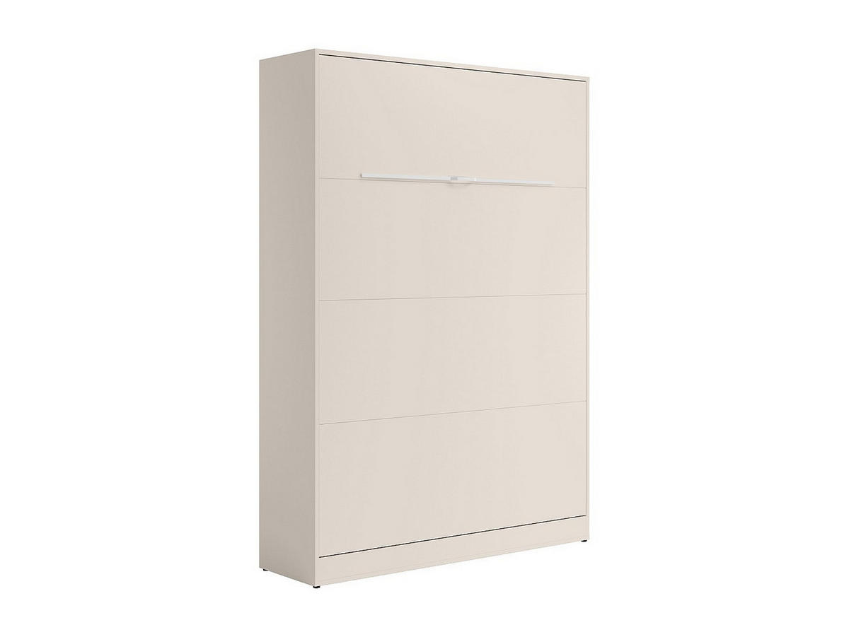 SCHRANKBETT - 2 Personen - holz - beige Rapili - Weiß, Holz/Metall (140/200cm) - Vente-Unique