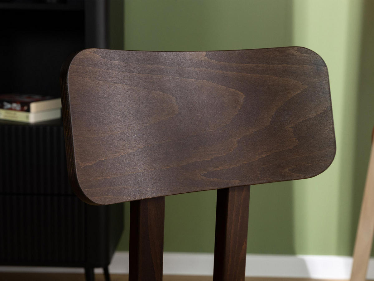 ESSZIMMERSTUHL Divo II - Schwarz/Grün, Holz/Textil (47/85/48cm) - MIRJAN24