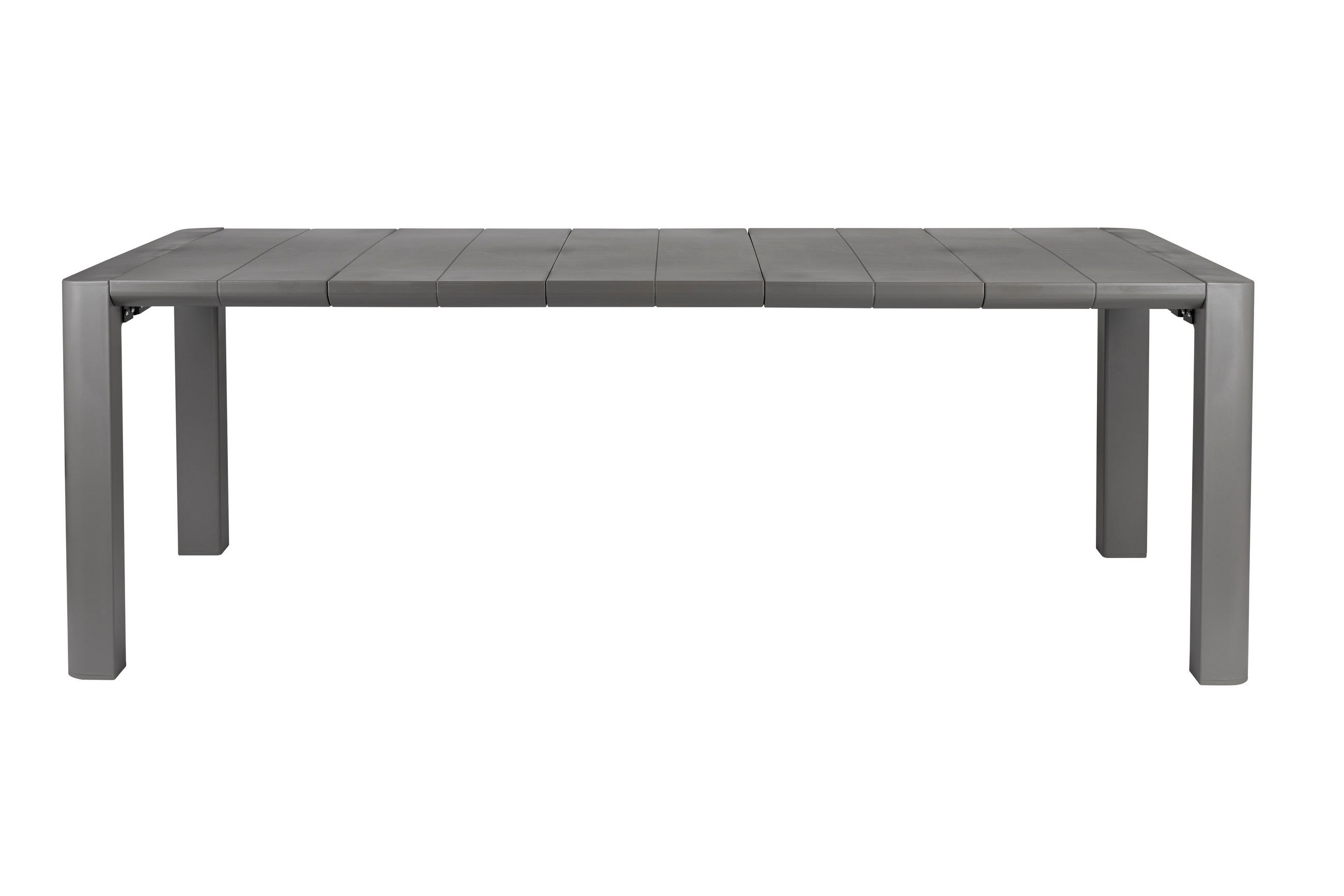GARTENTISCH Alban - Grau - 220/100/75 cm - Grau, Metall (220/100/75cm)