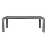 GARTENTISCH Alban - Grau - 220/100/75 cm - Grau, Metall (220/100/75cm)