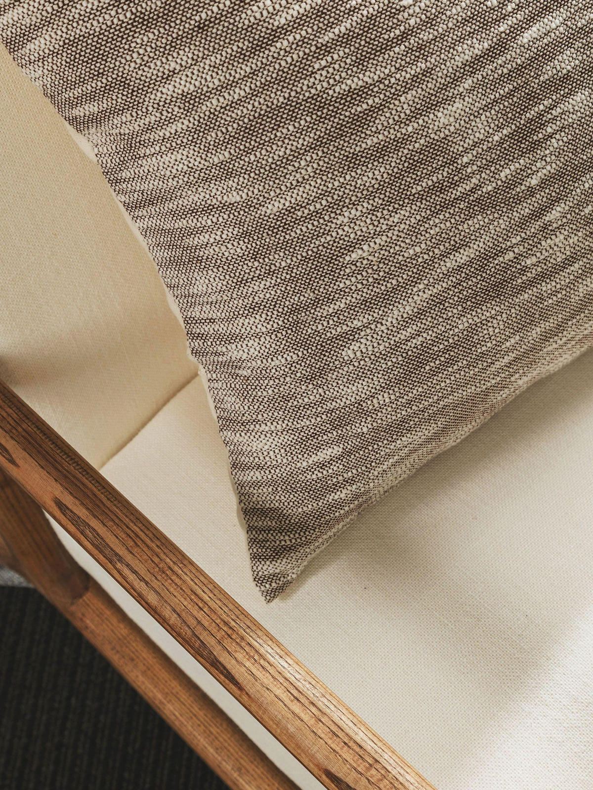 KISSENBEZUG Nadia Braun 45x45 cm - Braun, Textil (45/45cm) - benuta Nest