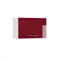 HÄNGESCHRANK Fame-Line Bordeaux Hochglanz 60 cm Flach - Bordeaux/Weiß, Holzwerkstoff (60/40/34.1cm) - Vicco