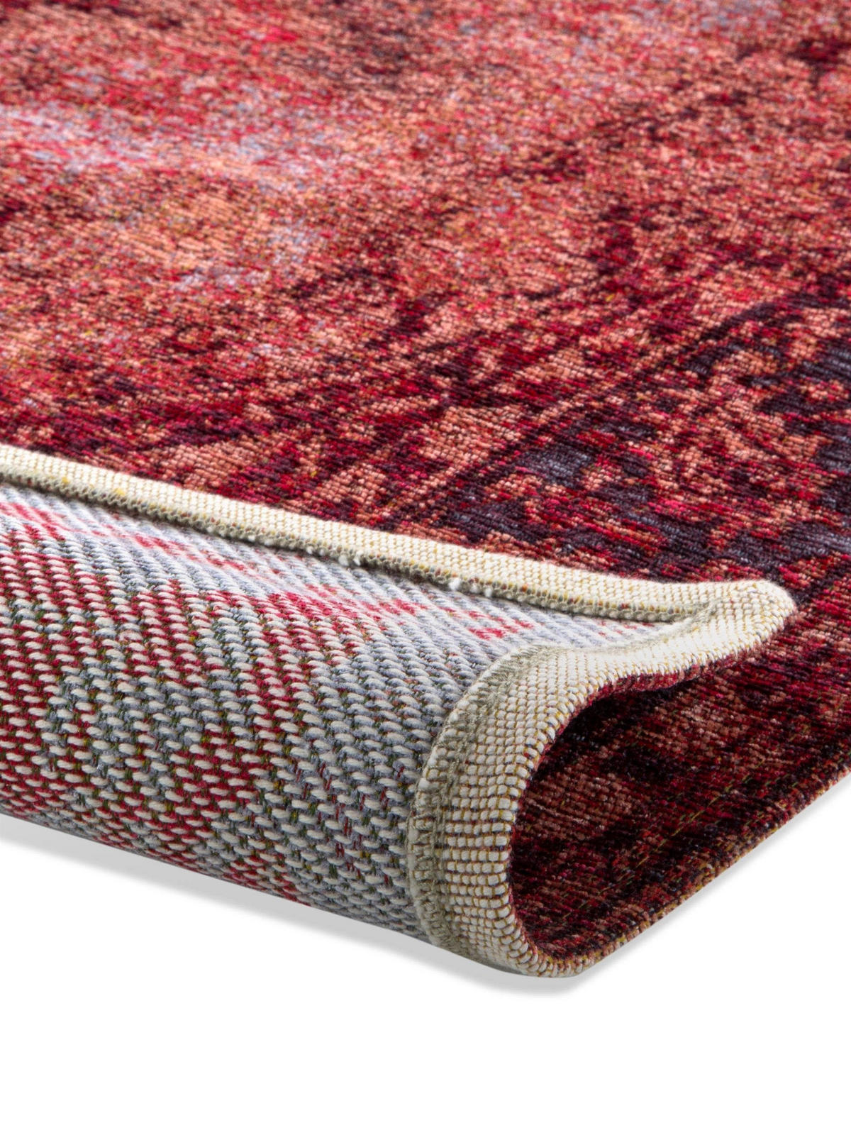 FLACHGEWEBETEPPICH Tosca Rot 155x235 cm - Rot, Textil (155/235cm) - benuta Pop