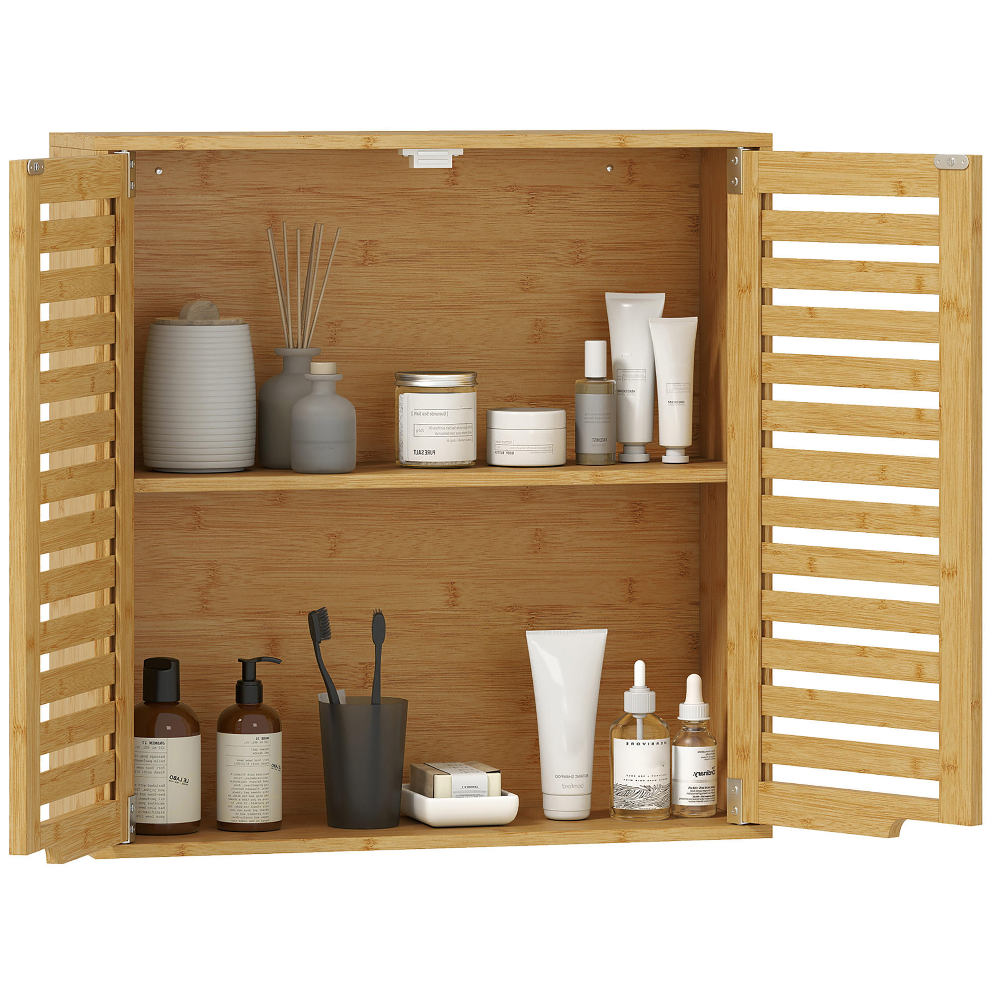 HÄNGESCHRANK Natur 60/20/60 cm - Naturfarben, Holz (60/60/20cm) - PANGIVO