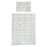 BABYBETTWÄSCHE Woodland Buddies - 100 x 135 cm - Grün, Textil (100/135cm) - Roba