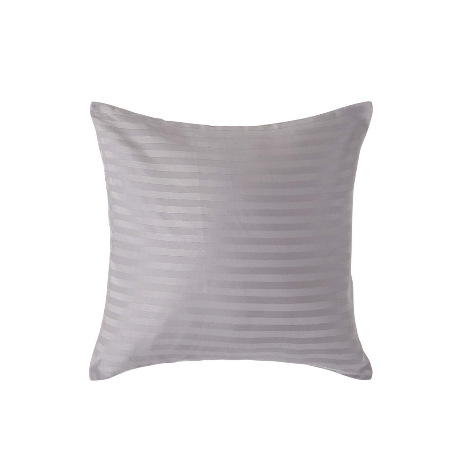 KISSENBEZUG Damast, Ägyptische Baumwolle, Fadendichte 330 - Grau, Textil (40/40cm) - Homescapes