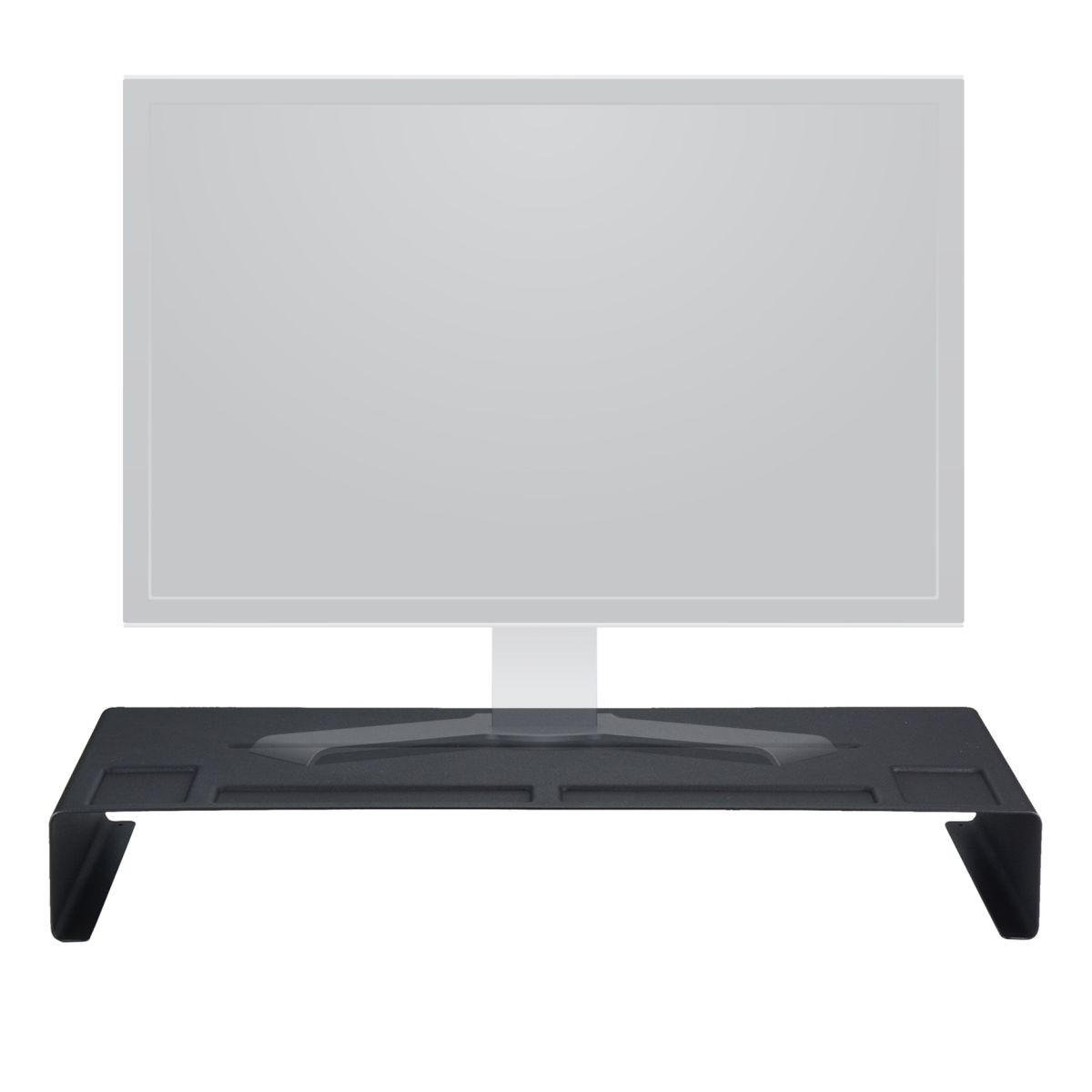 MONITORSTÄNDER Tower schwarz 58/8/24 cm - Schwarz, Metall (58/24/8cm) - Yamazaki