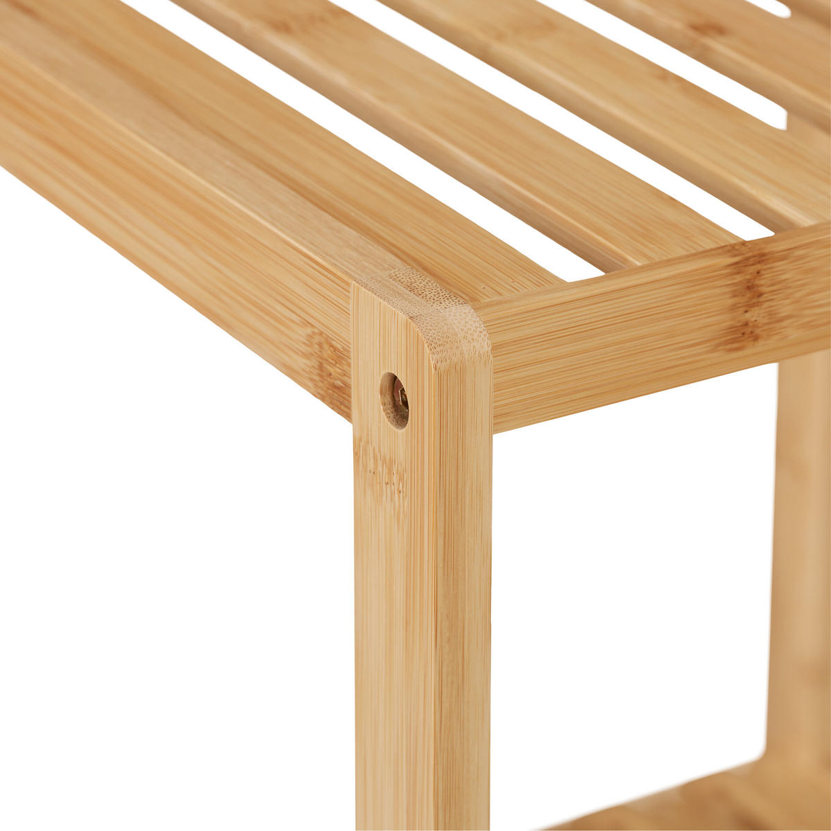 BADREGAL - Hellbraun, Holz (38/162/39.5cm) - Relaxdays