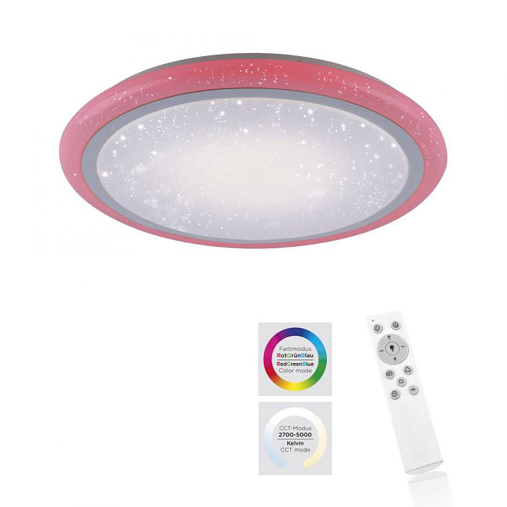 LED DECKENLEUCHTE Kunststoff Weiß LUISA - Weiß, Metall (60/60/8cm)