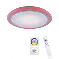 LED DECKENLEUCHTE Kunststoff Weiß LUISA - Weiß, Metall (60/60/8cm)