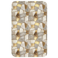 WC PŘEDLOŽKA Mozaika - Mramor - Zlato 50x80 cm - šampaňská, textil/plast (50/1cm) - OnlyWow