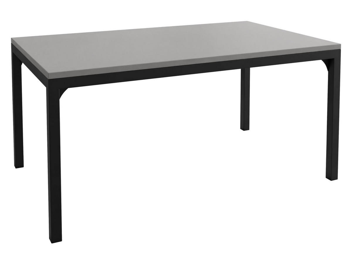 COUCHTISCH Mocca 1 - Schwarz/Grau, Holzwerkstoff/Metall (60/100/50cm) - MIRJAN24