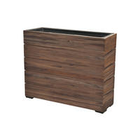 PFLANZKASTEN Colorado 1, 83x21x62 cm, Akazienholz, Braun - Dunkelbraun, Holz (21/62/83cm) - dasmöbelwerk