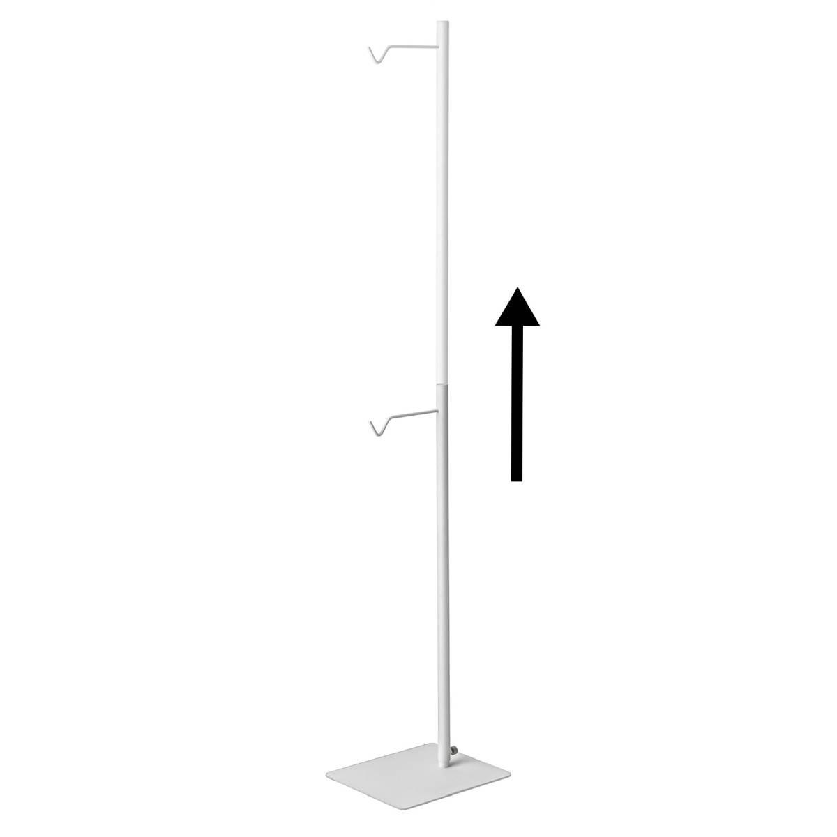 LATERNEN-STÄNDER Tower weiß 80-152 cm auch für Lautspecher und Blumen - Weiß, Metall (30/152/26cm) - Yamazaki