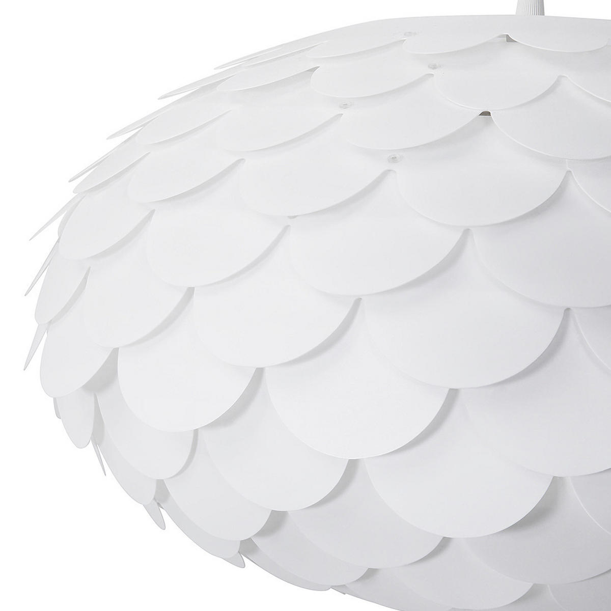 HÄNGELEUCHTE Erges 48/48/159 cm - Weiß, Kunststoff (48/48/159cm) - Beliani