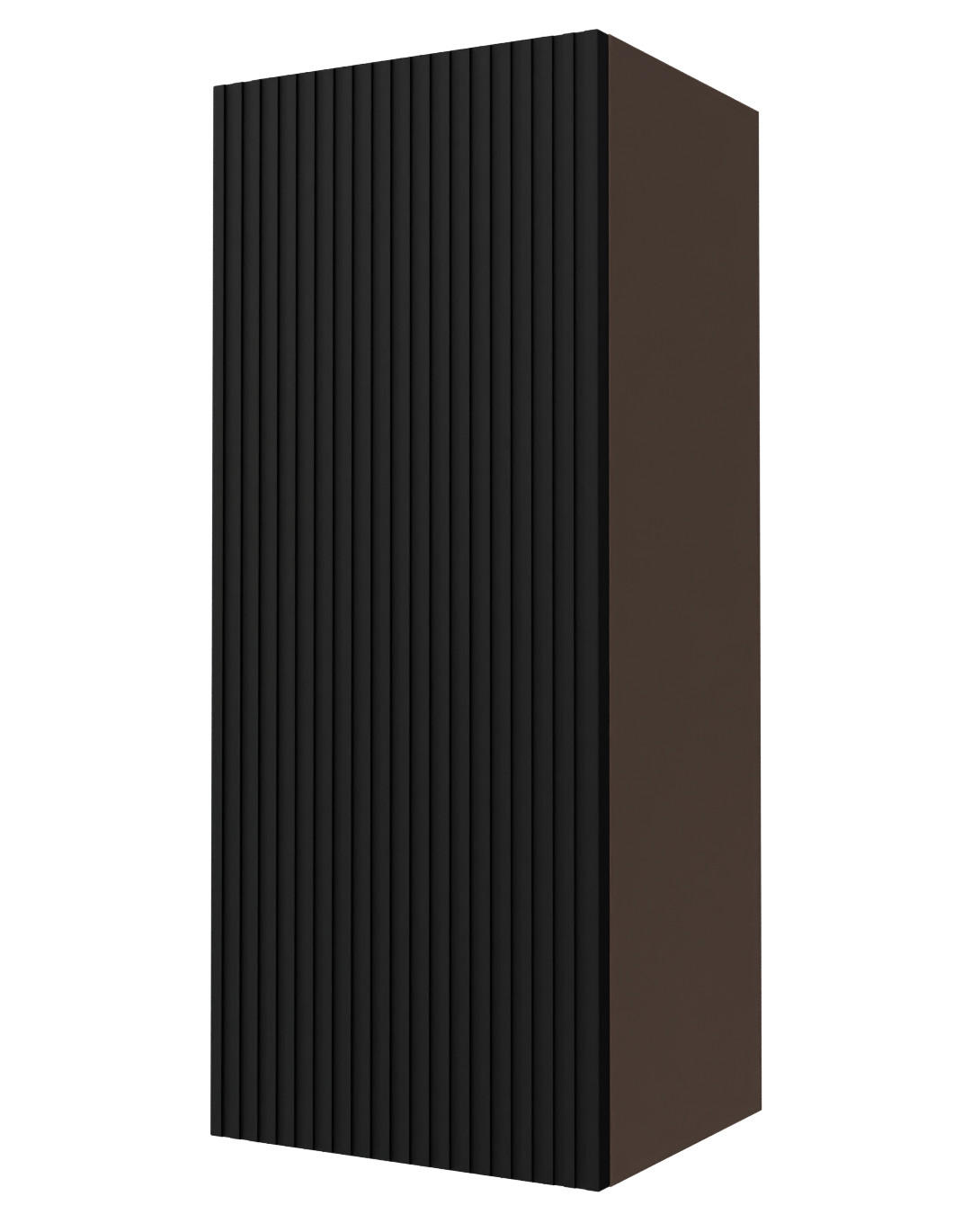 KÜCHENHÄNGESCHRANK Lamello W4/40 Schwarz Matt / Lava 40 / 32,5 / 96cm - Dunkelgrau/Schwarz, Holz/Holzwerkstoff (40/96/32.5cm) - Feldmann-Wohnen