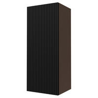 KÜCHENHÄNGESCHRANK Lamello W4/40 Schwarz Matt / Lava 40 / 32,5 / 96cm - Dunkelgrau/Schwarz, Holz/Holzwerkstoff (40/96/32.5cm) - Feldmann-Wohnen