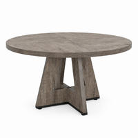 ESSTISCH Rund 120 cm Grau für bis zu 4 Personen - Grau, Holzwerkstoff (120/120/75cm) - MIVRAY