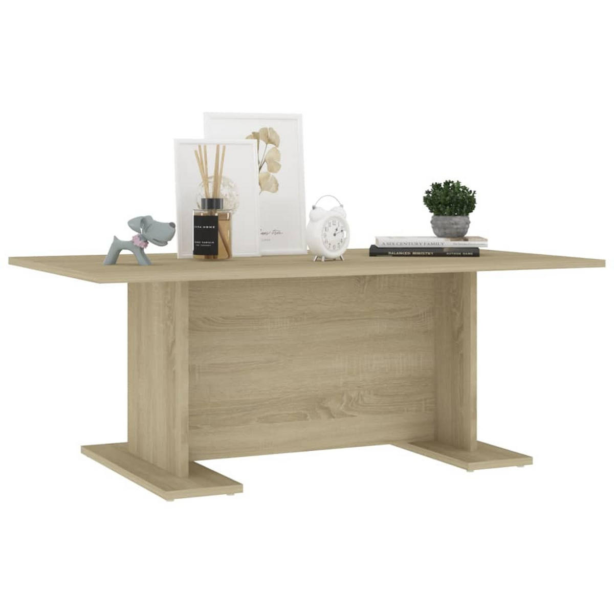 COUCHTISCH Sonoma-Eiche 103,5x60x40 cm Holzwerkstoff - Braun, Holzwerkstoff (103.5/60/40cm) - furnicato