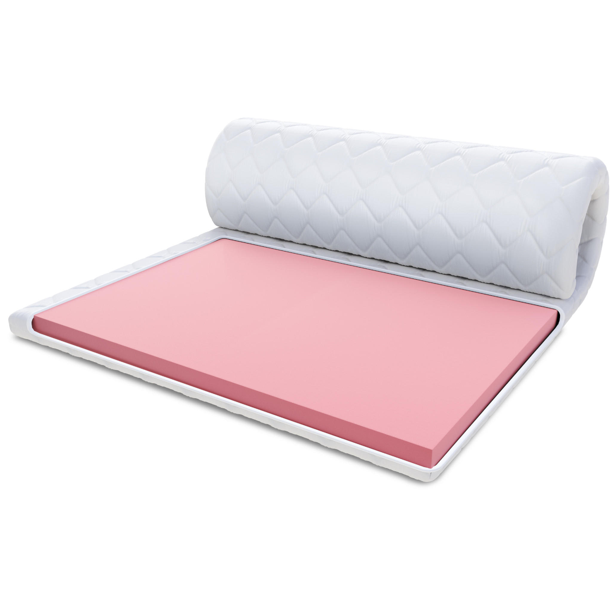 TOPPER Visco Max - Weiß, Textil (90/200cm) - FDM