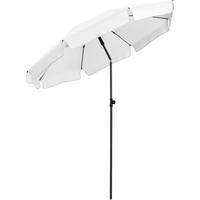 SONNENSCHIRM 180/180/127 cm - Weiß, Kunststoff (180/180cm) - FARE