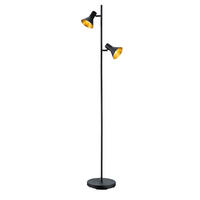 LED STEHLEUCHTE Nina Schwarz - Schwarz, Metall (23/33.5/144cm)