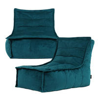 SITZSACK Sofa Dolce, 2-er Set - Grün, Kunststoff (158/68/90cm) - icon