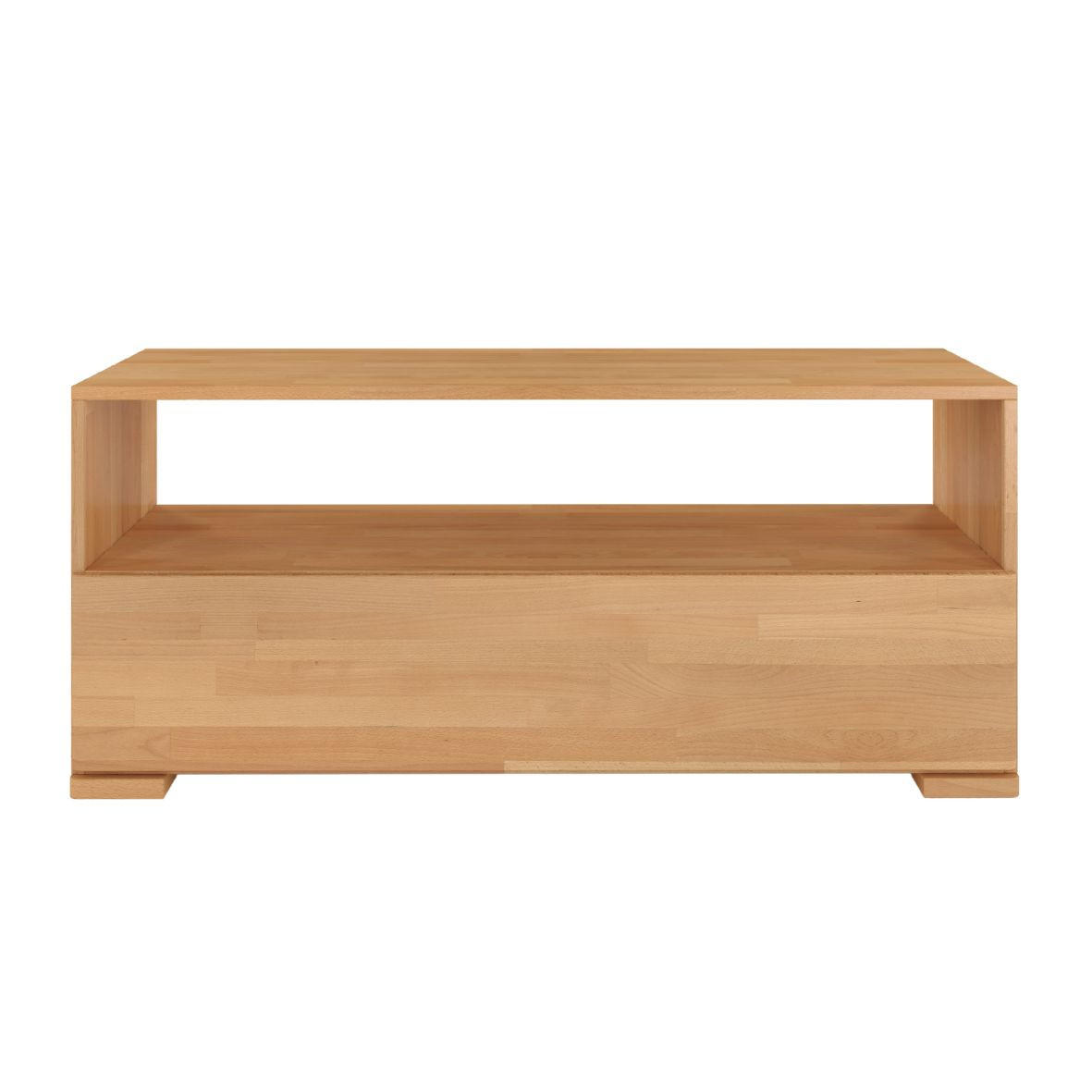 MASSIVHOLZ-TV-SCHRANK Sandema, Buche - lackiert, Naturfarben - Buchefarben, Holz/Buchenholz (120/51.5/44.8cm) - Visby