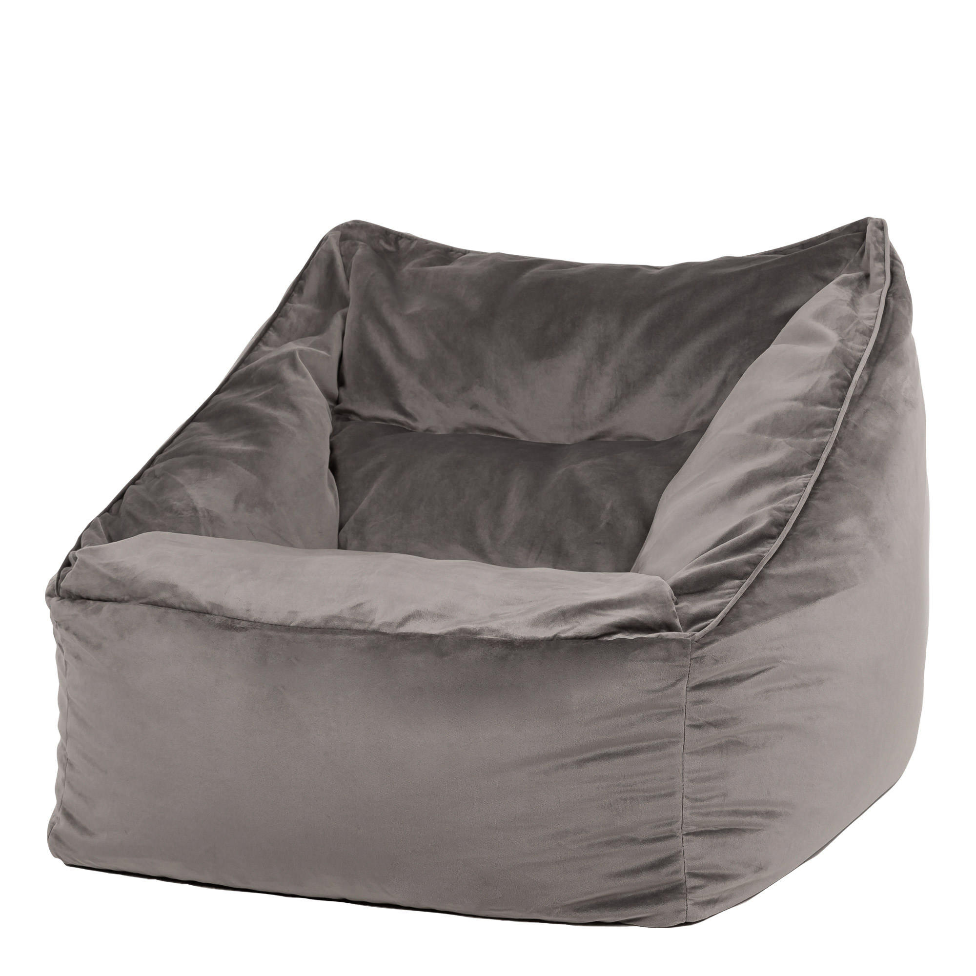 SITZSACK Sessel Natalia - Grau, Textil (97/73/84cm) - icon