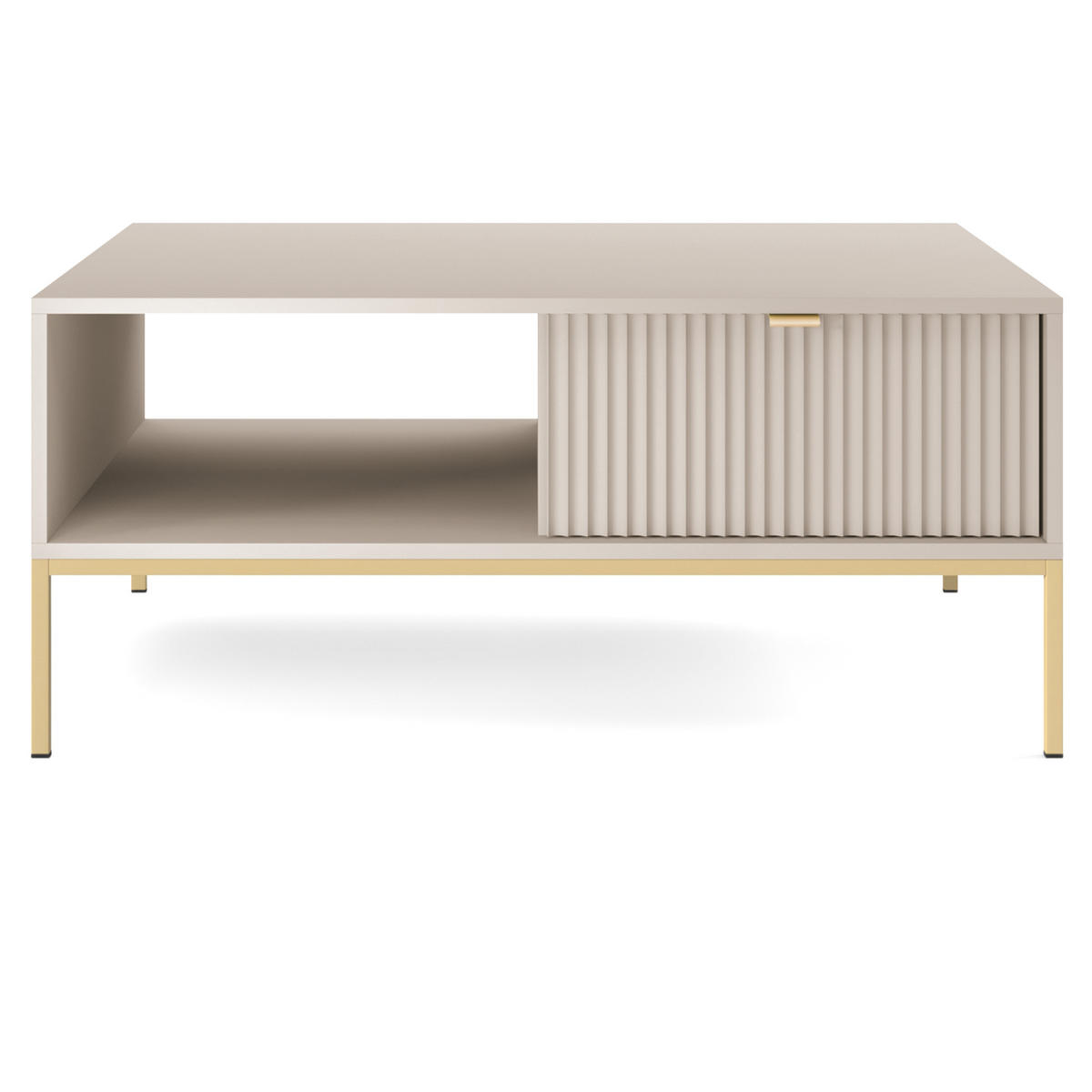 COUCHTISCH STELLARE 104 cm Kaschmir - Kaschmir, Holzwerkstoff (68/104/46cm) - MASSENO